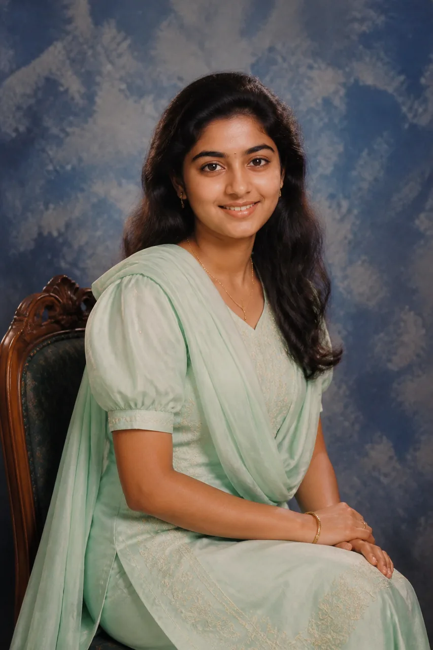 90s Indian Photo Studio Portrait Prompt (Gemini AI) – AI se bani photo