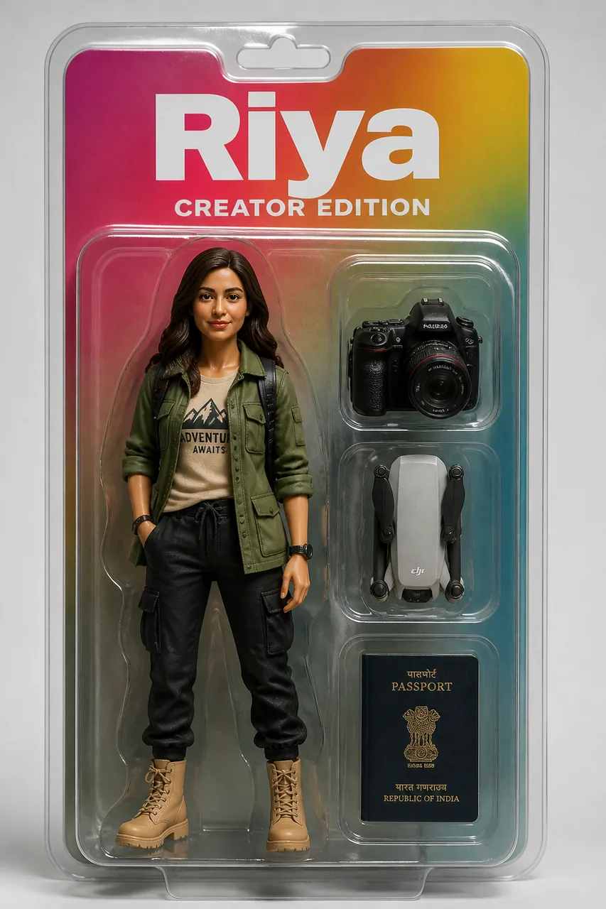 Creator & Photographer Toy Box 3D Miniature Prompt – AI se bani photo