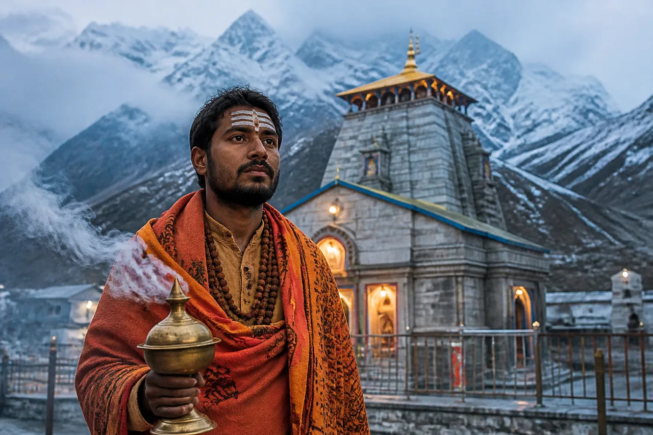 Kedarnath Mandir Mahadev Pilgrimage Photo Prompt (Meta AI) – AI se bani photo