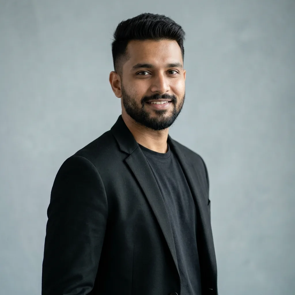 Modern Tech Startup Smart Casual Headshot Prompt – AI se bani photo