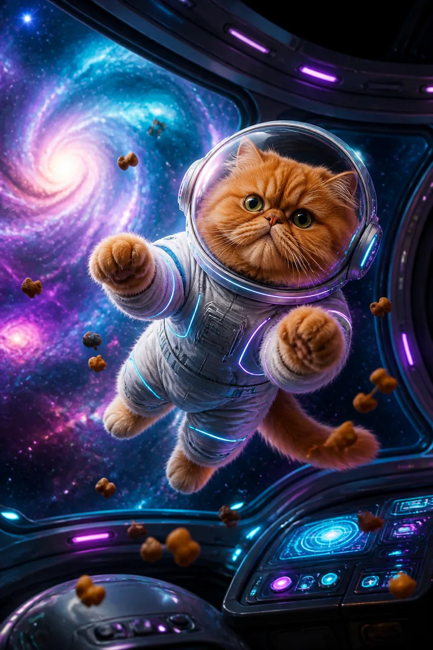 Pet Astronaut in Space 3D Cartoon Prompt (ChatGPT AI) – AI se bani photo