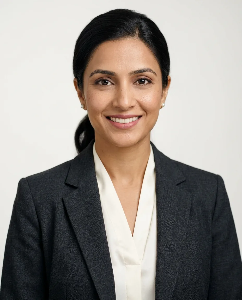 Women's Executive Corporate LinkedIn Headshot Prompt – AI se bani photo