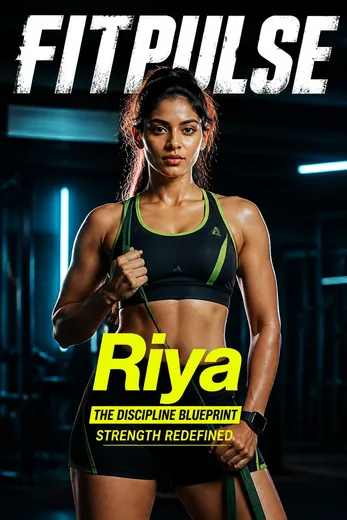 Fitness & Athlete Magazine Cover with Custom Name
