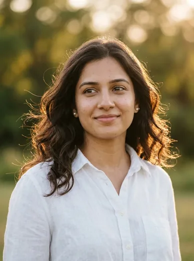 Sunlit Golden Hour Natural Portrait AI Prompt